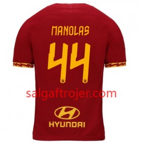 AS Roma Fodboldtrøjer Manolas 44 Hjemmebanesæt 2019/20 Kort ærmer